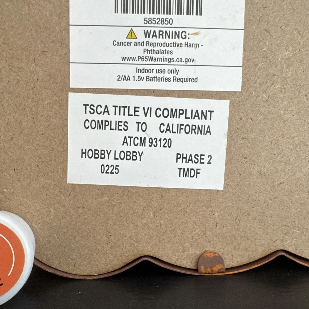 Hobby Lobby Lighted Pumpkin Marquee Decor Tall Shelf Wall Set of 2